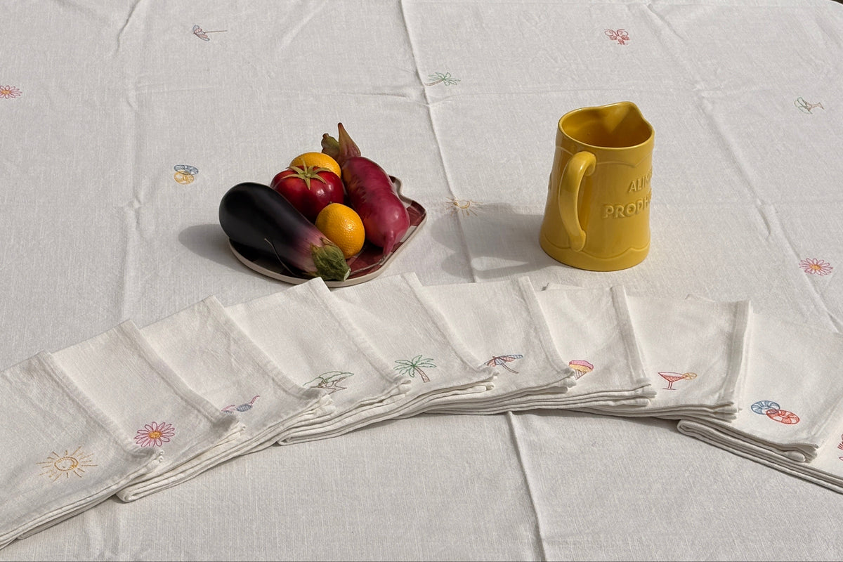 Nappe d'été, création sur mesure