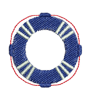 Motifs "Au bord de l'eau" reste du linge