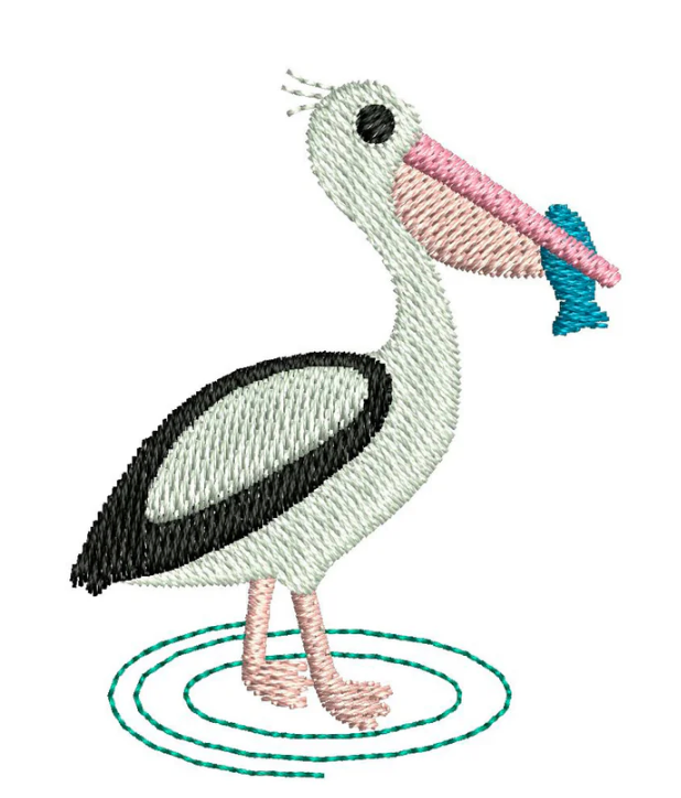 Motifs "Au bord de l'eau" reste du linge